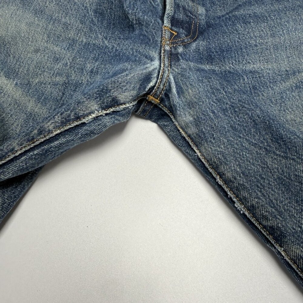 Levi's 501 Button Fly Jeans Mens 34x34 (32x30) - Picture 4 of 13